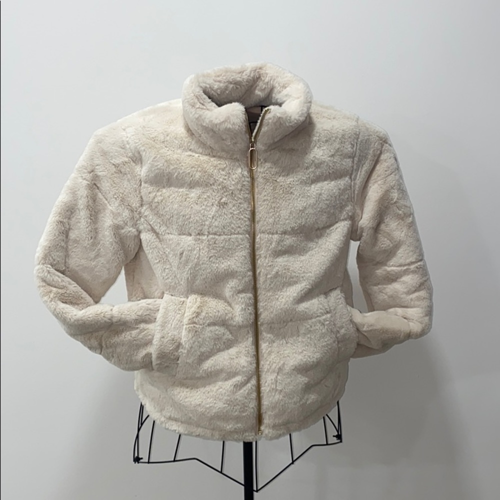 Zara fur jacket size S